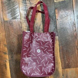Lululemon Burgundy Holiday Special Edition Reusable Tote Bag – Logo Shopper